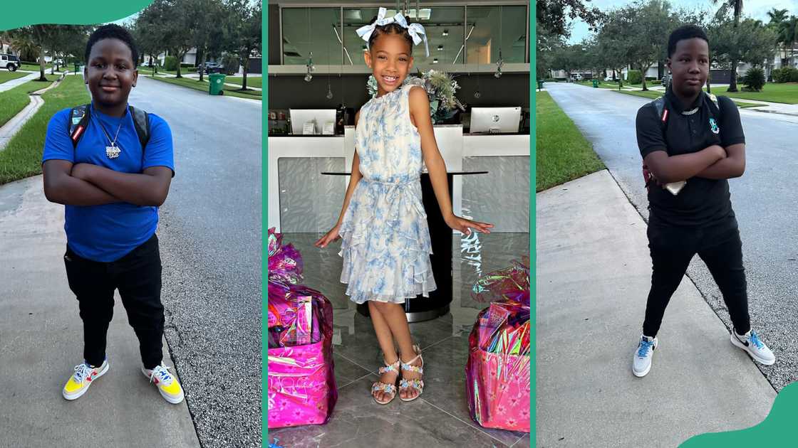 Some of Moneybagg Yo's kids.