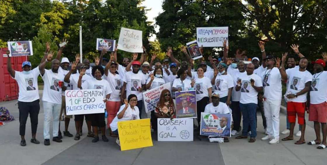 Edo election: Diaspora community mobilises support for Obaseki ahead of poll Edo election: Diaspora community mobilises support for Obaseki ahead of poll