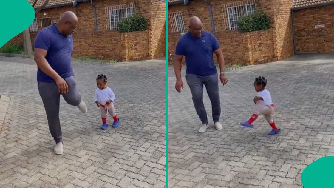 South African-based Nigerian father and daughter shine in gwo gwo ngwo dance challenge