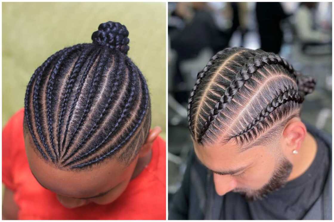 Cornrow braids for men with long hair Cornrow braids for men with long hair