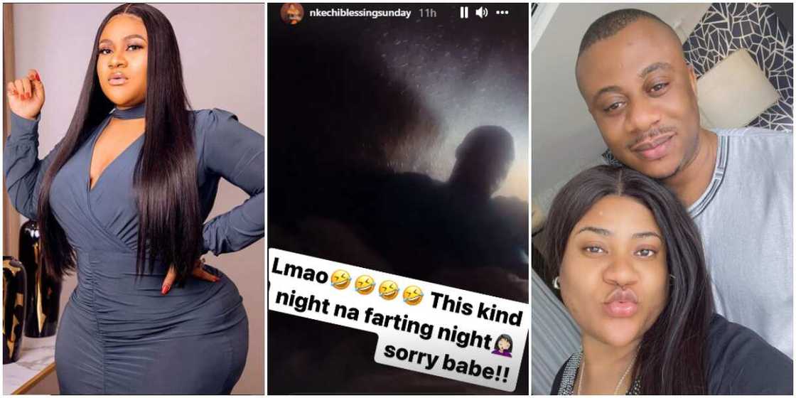 Nkechi farts on hubby Nkechi farts on hubby