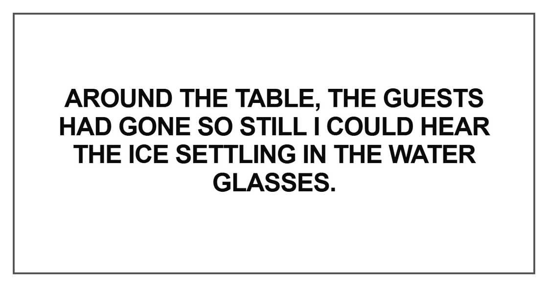 Around the table, the guests Around the table, the guests