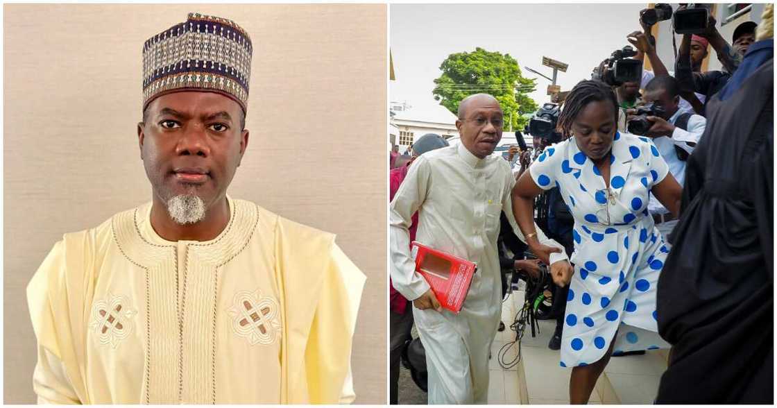 Godwin Emefiele rearrested/ DSS rearrests Emefiele/ Emefiele in DSS custody/ Emefiele rearrested in court Godwin Emefiele rearrested/ DSS rearrests Emefiele/ Emefiele in DSS custody/ Emefiele rearrested in court