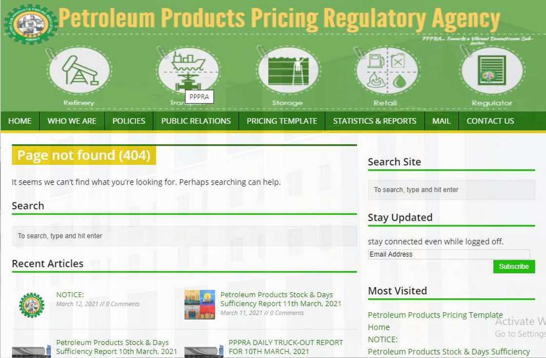 Breaking: PPPRA makes U-turn, deletes template announcing petrol price increase Breaking: PPPRA makes U-turn, deletes template announcing petrol price increase