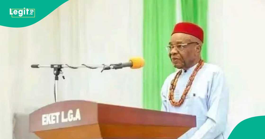 Tsohon minista a Najeriya, Cif Nduese Essien. Tsohon minista a Najeriya, Cif Nduese Essien.