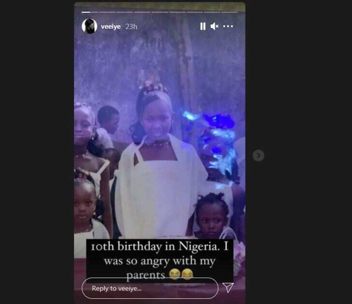 BBNaija star Vee goes down memory lane, shares throwback family photos BBNaija star Vee goes down memory lane, shares throwback family photos