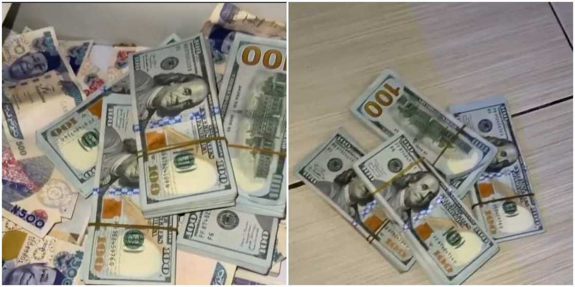 Bobrisky flaunts money online Bobrisky flaunts money online