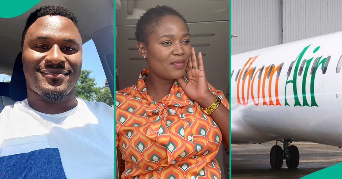 A man shares his experience with the viral Ibom Air hostess