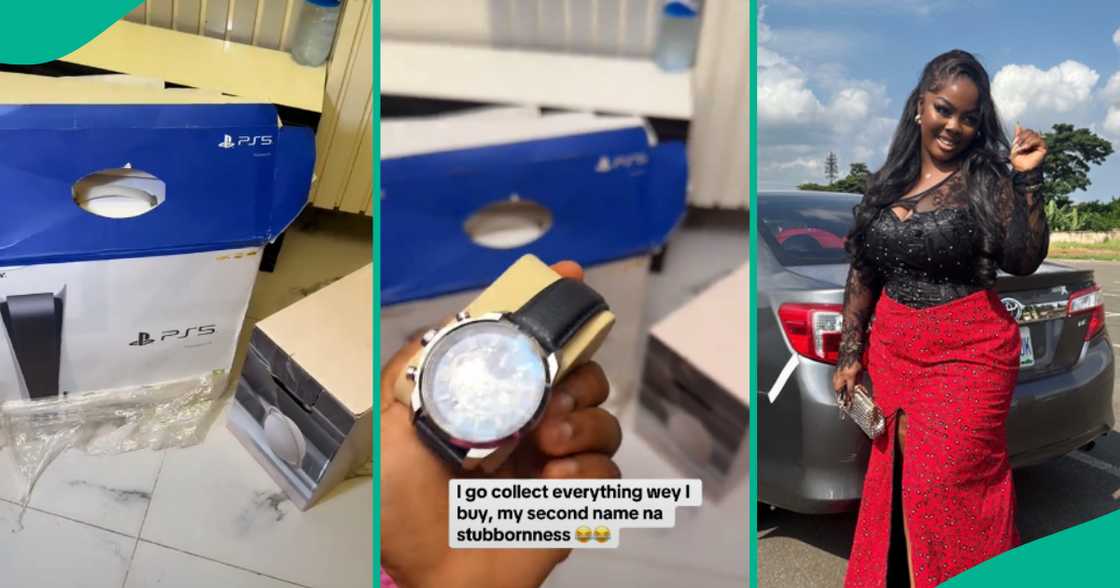 Nigerian lady storms ex-boyfriend's house with police, retrieves PS5 and other things she bought for him Nigerian lady storms ex-boyfriend's house with police, retrieves PS5 and other things she bought for him