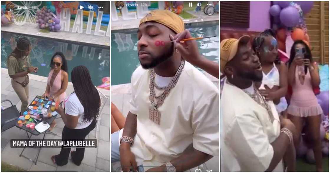 Davido at Hailey's 5th birthday party Davido at Hailey's 5th birthday party