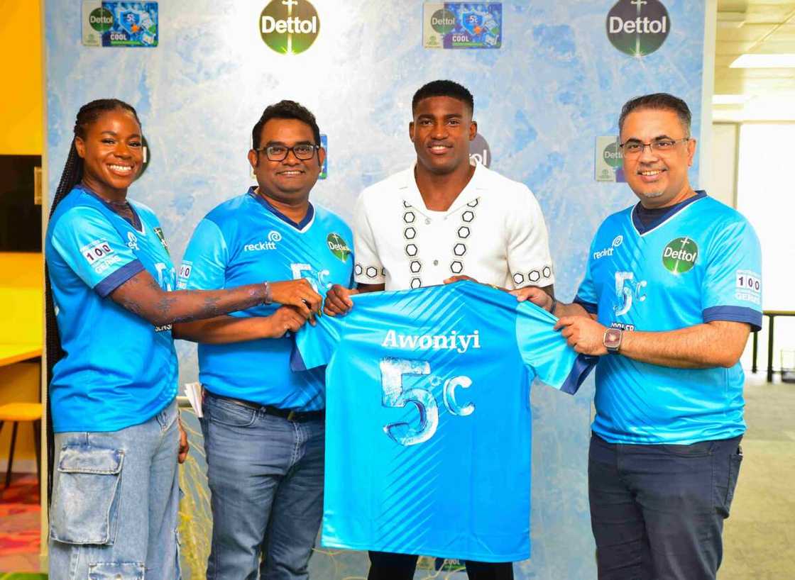 Dettol Cool unveils Taiwo Awoniyi as brand ambassador