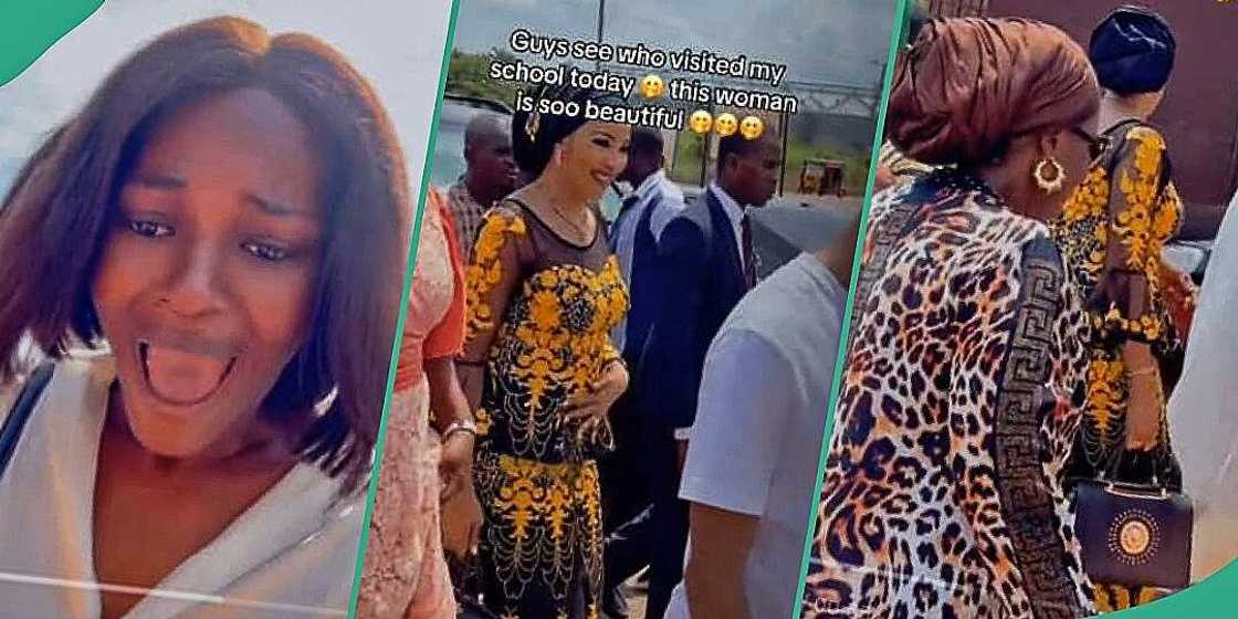 Lady over the moon after seeing Bianca Ojukwu Lady over the moon after seeing Bianca Ojukwu