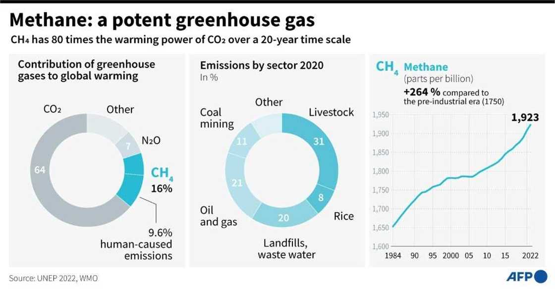 Methane: a potent greenhouse gas