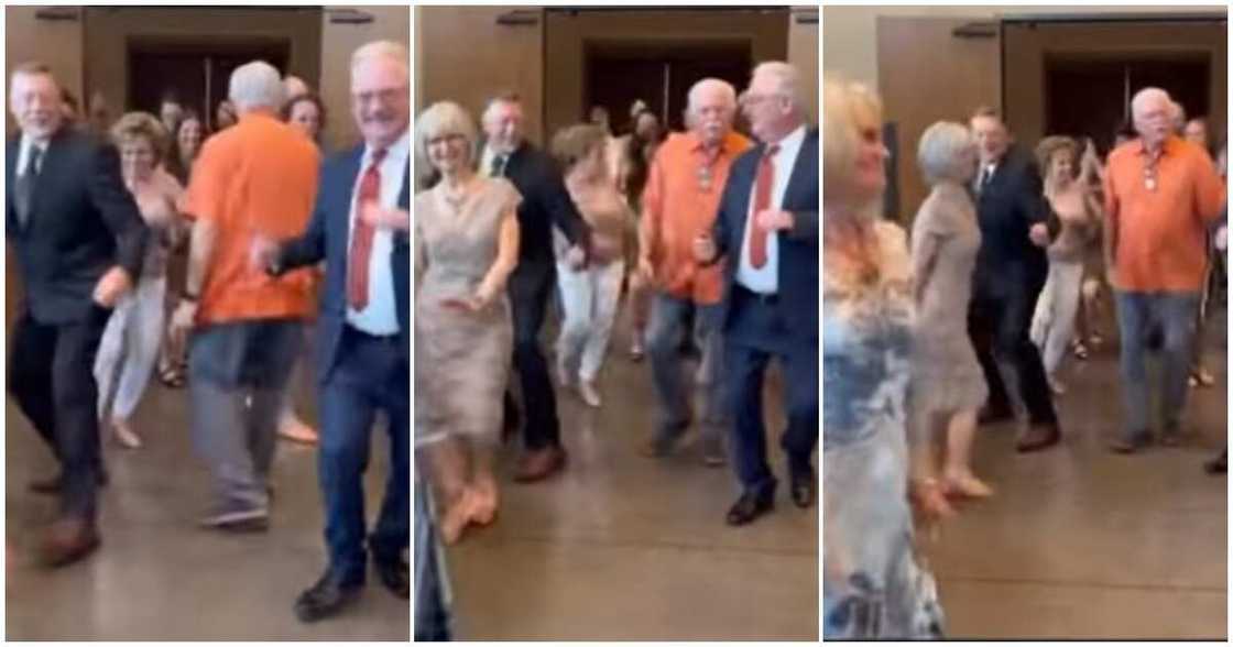 Oyinbo groom's family, Nigerian wedding, dancing Oyinbo groom's family, Nigerian wedding, dancing