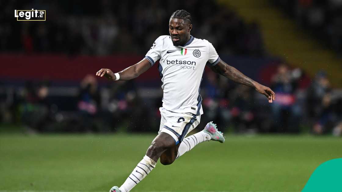 Inter Milan, Marcus Thuram, Barcelona, UEFA Champions League. Inter Milan, Marcus Thuram, Barcelona, UEFA Champions League.