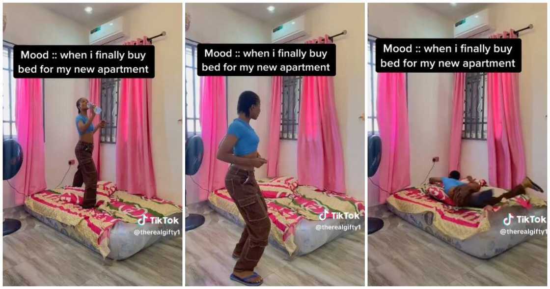 Nigerian lady, tear rubber bed Nigerian lady, tear rubber bed