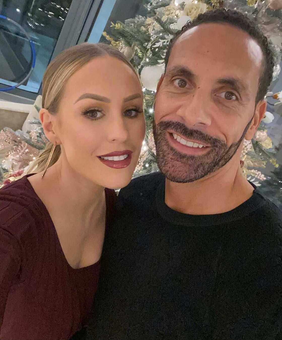 Kate Wright and Rio Ferdinand