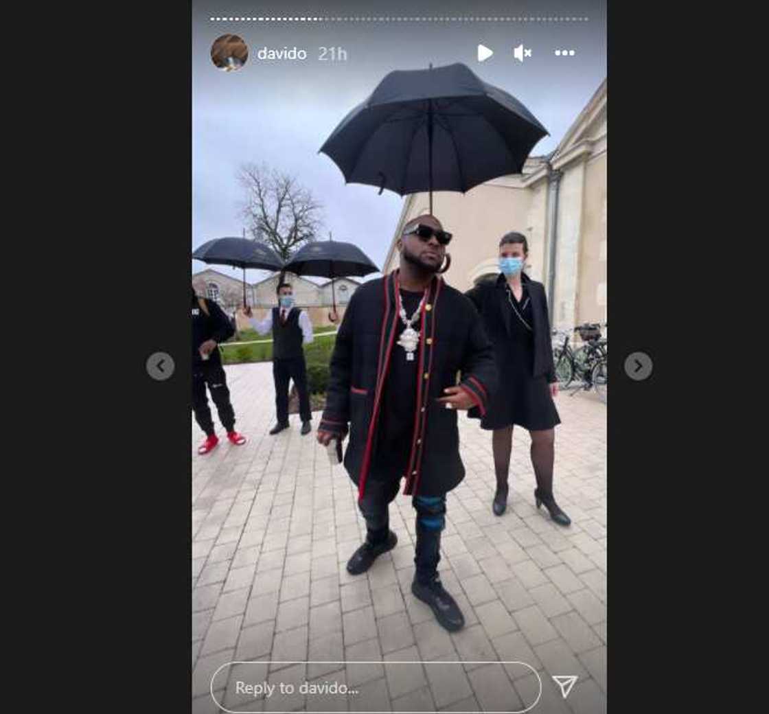 Davido in France.