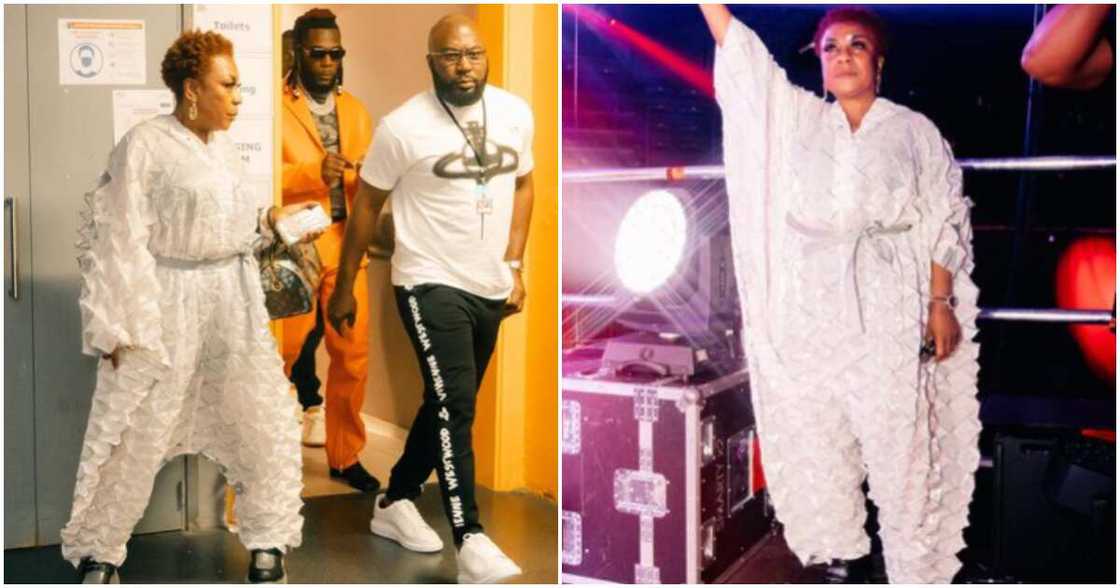 Burna Boy and his mum storm Paris in style. Burna Boy and his mum storm Paris in style.