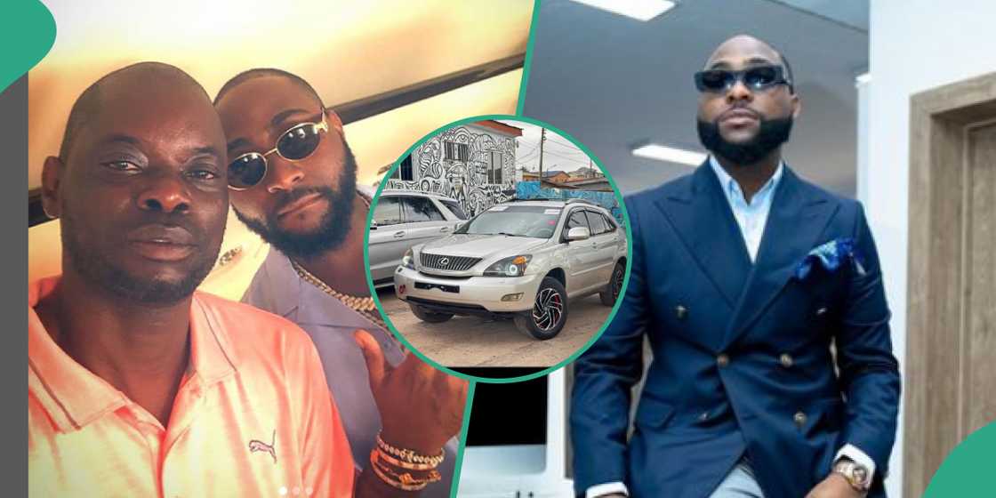Davido’s Driver receives car from singer. Davido’s Driver receives car from singer.