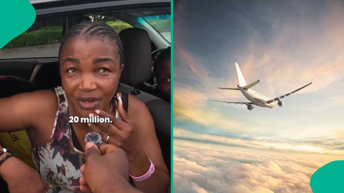 Woman says it is better to invest in Nigeria than travel abroad. Woman says it is better to invest in Nigeria than travel abroad.