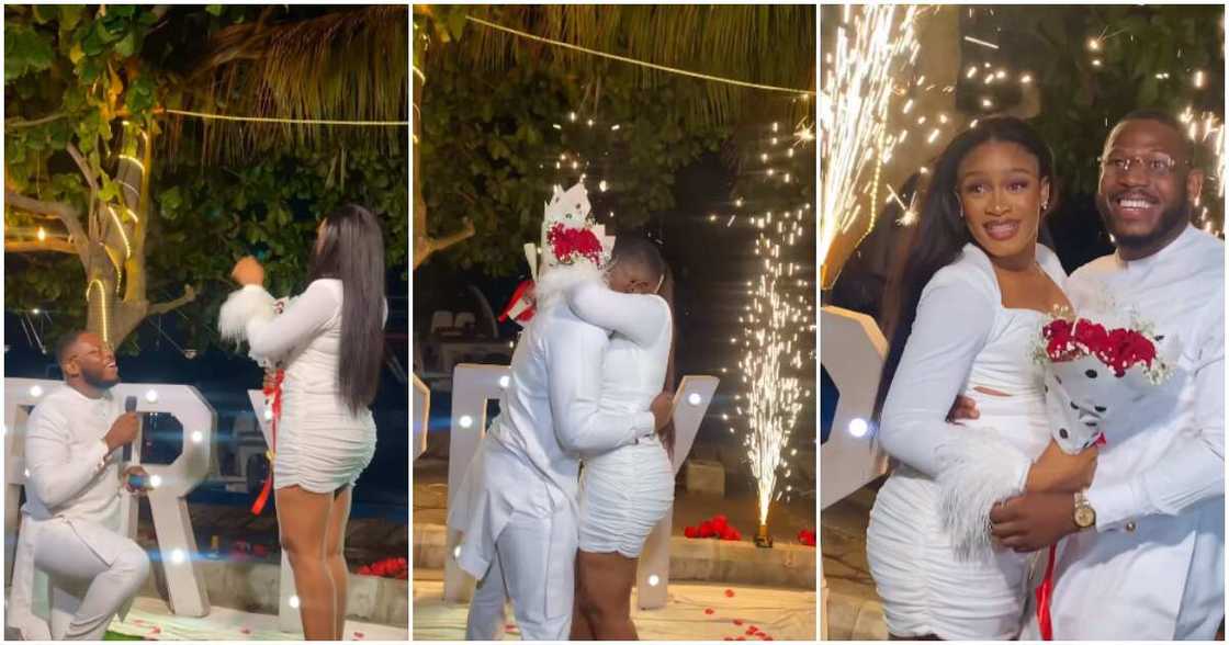 BBNaija star Frodd gets engaged.