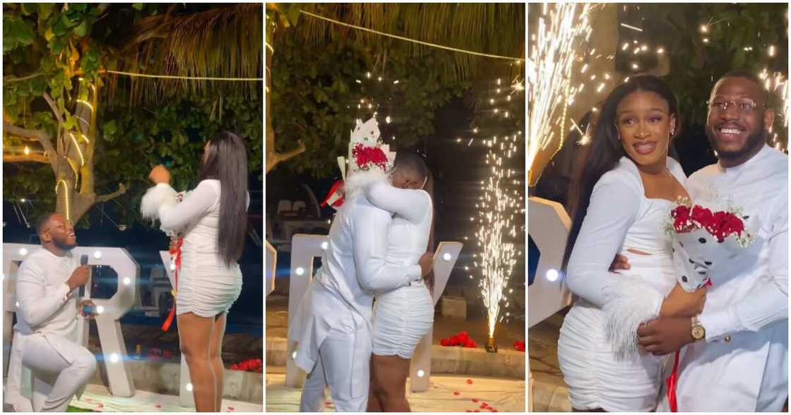 BBNaija star Frodd gets engaged. BBNaija star Frodd gets engaged.
