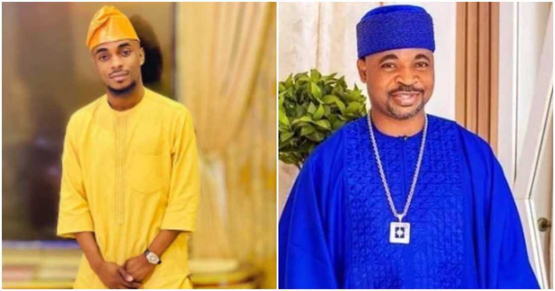 MC Oluomo and son King Westt MC Oluomo and son King Westt