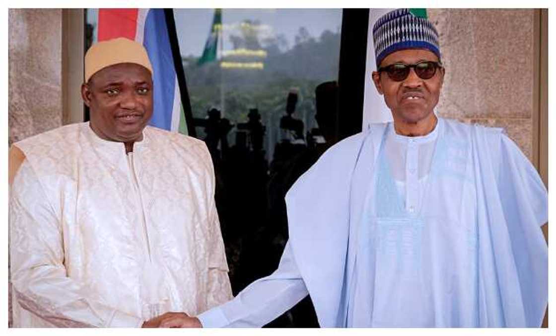 Jirgin Buhari zai lula Gambia domin halartan bikin rantsar da Shugaba Adama Barrow