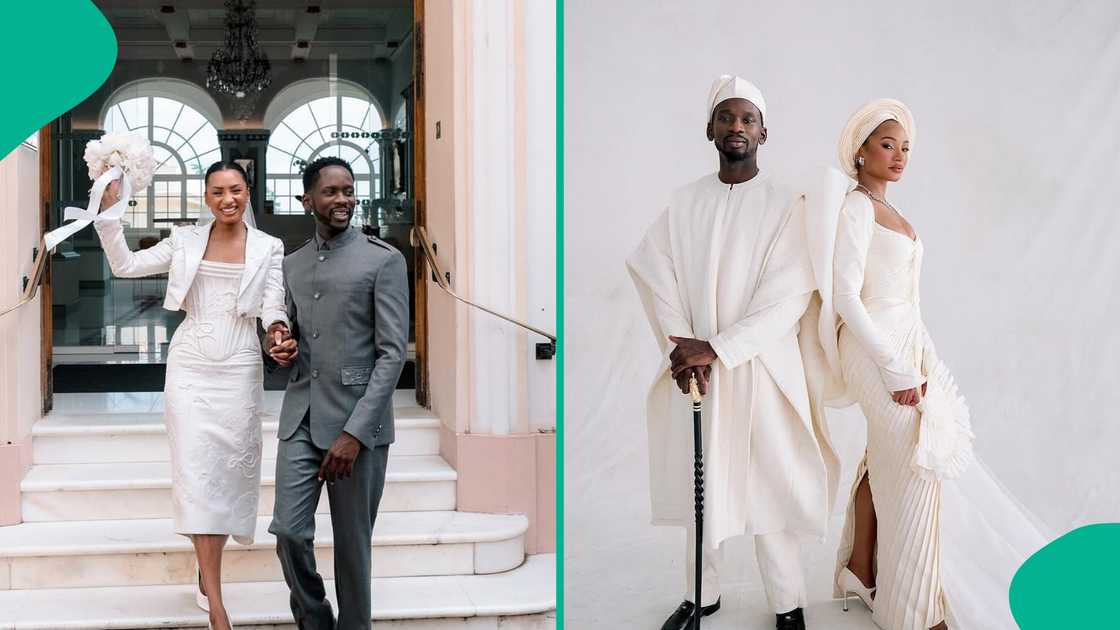Man makes claims about the reason Mr Eazi and Temi had a court wedding in Monaco. Man makes claims about the reason Mr Eazi and Temi had a court wedding in Monaco.