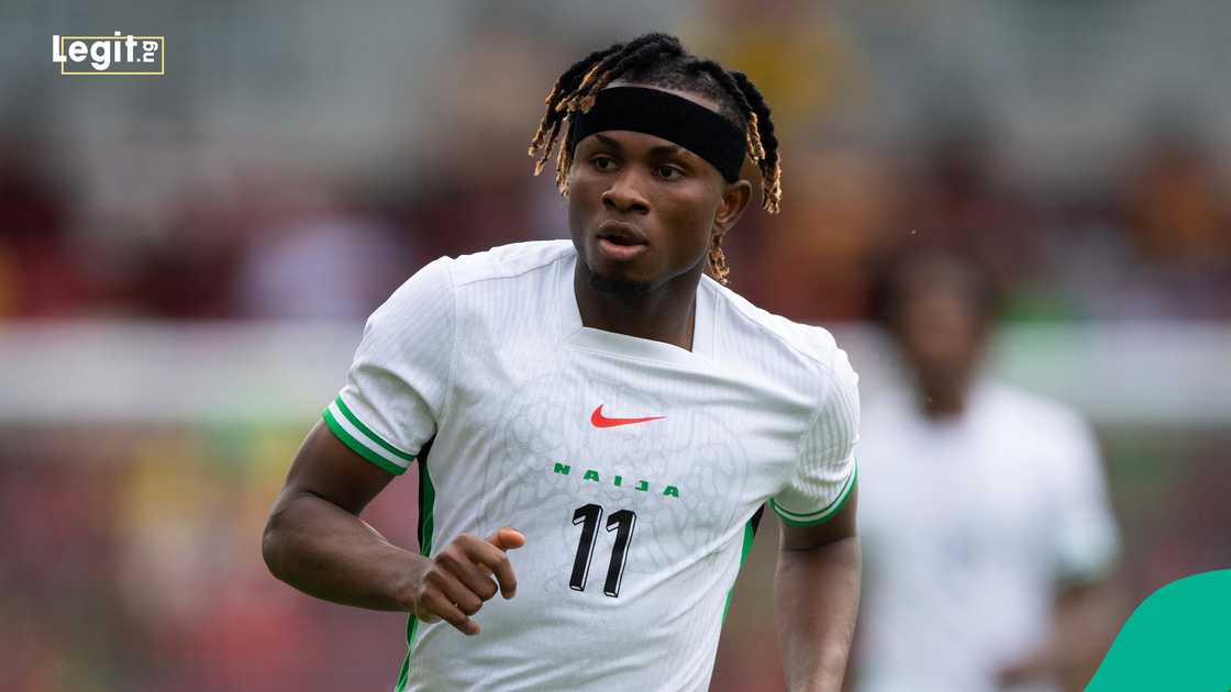 Samuel Chukwueze, Nigeria, Jamaica, Unity Cup, England. Samuel Chukwueze, Nigeria, Jamaica, Unity Cup, England.