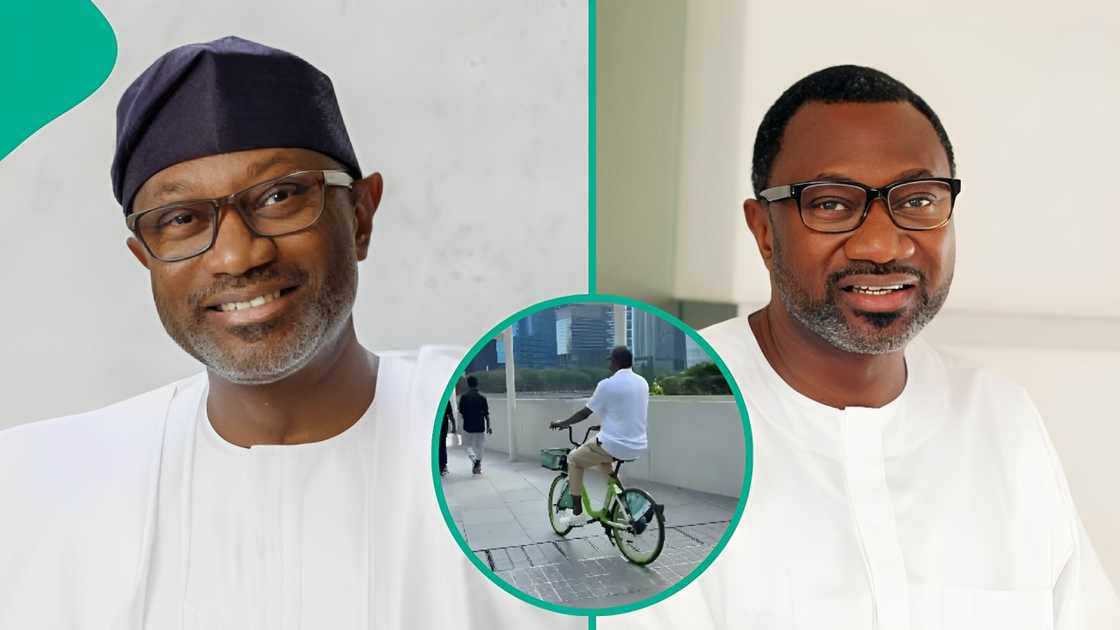 Billionaire Femi Otedola enjoys his vacation in Singapore. Billionaire Femi Otedola enjoys his vacation in Singapore.