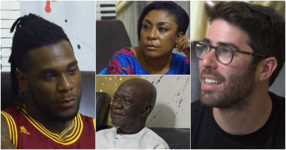 Burna Boy leaves interviewer open-mouthed after he walked out on him, his mum and grandfather (video) Burna Boy leaves interviewer open-mouthed after he walked out on him, his mum and grandfather (video)