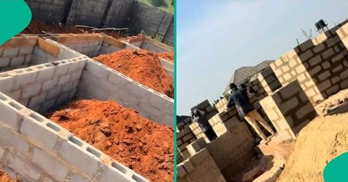 Nigerian man shows off house he built from scratch Nigerian man shows off house he built from scratch