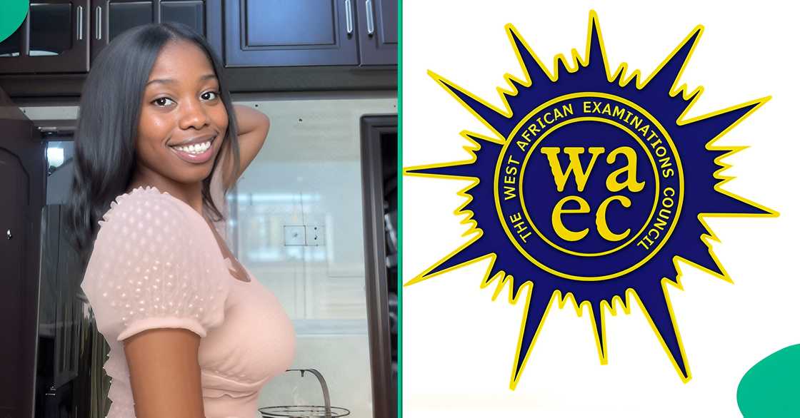 A Nigerian girl celebrates as she gets a new grade after rechecking her result A Nigerian girl celebrates as she gets a new grade after rechecking her result