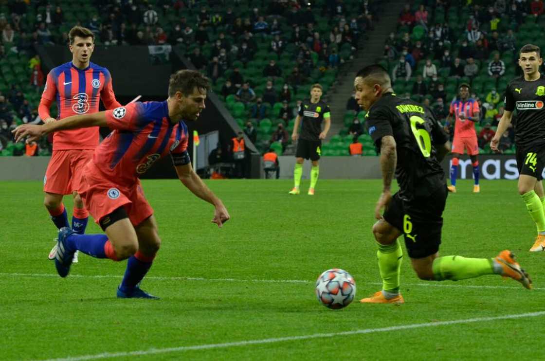 Chelsea vs Krasnodar: Jorginho scores in 1-1 draw in Champions League Chelsea vs Krasnodar: Jorginho scores in 1-1 draw in Champions League