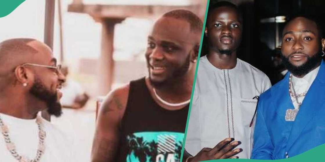 Late Obama DMW with his son and Davido Late Obama DMW with his son and Davido