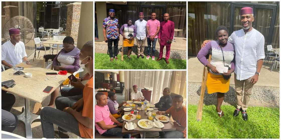 Imo Politician Splashes N1m on Viral Amputee Water Seller, Photos Stir Massive Reactions Imo Politician Splashes N1m on Viral Amputee Water Seller, Photos Stir Massive Reactions