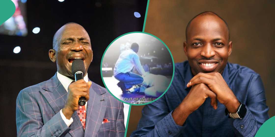 Pastor Enenche anoints Dunsin Oyekan Pastor Enenche anoints Dunsin Oyekan