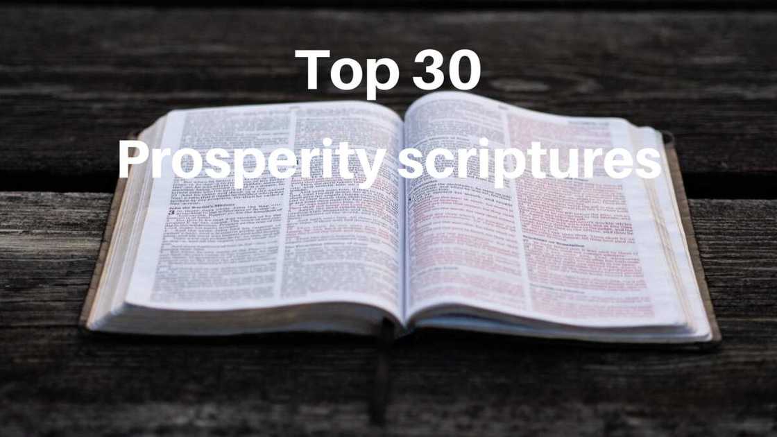Prosperity scriptures Prosperity scriptures