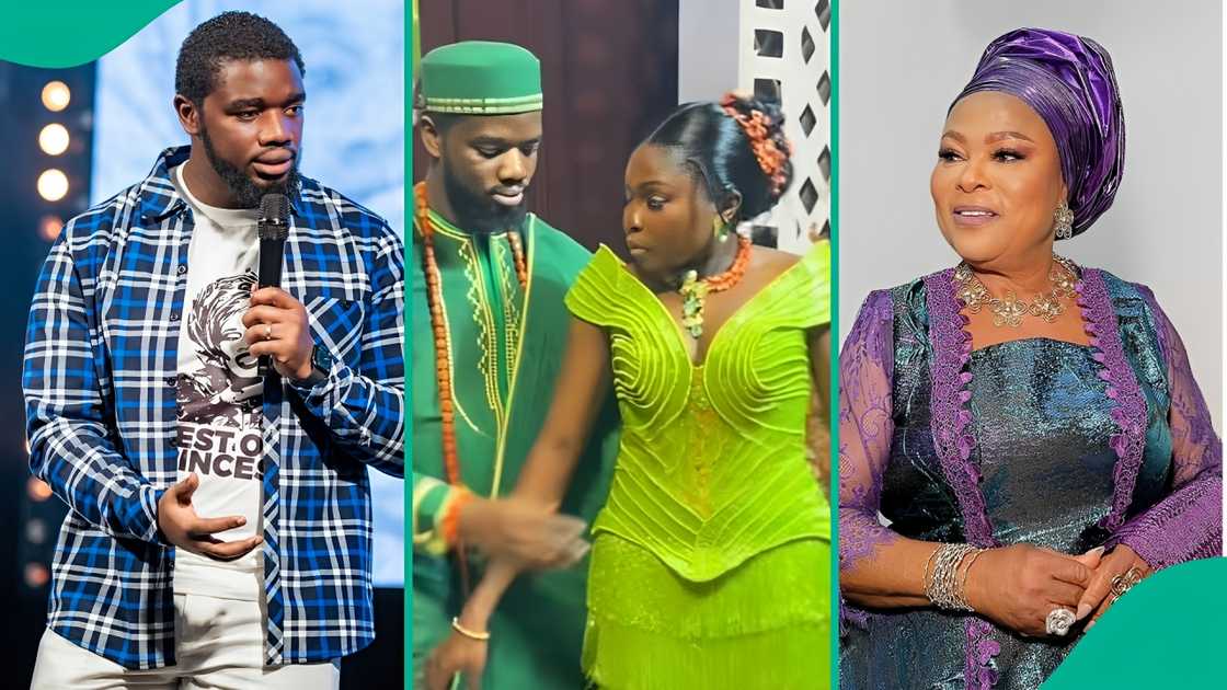 Sola Sobowale's son-in-law Francis Osinloye trends online days after traditional wedding.