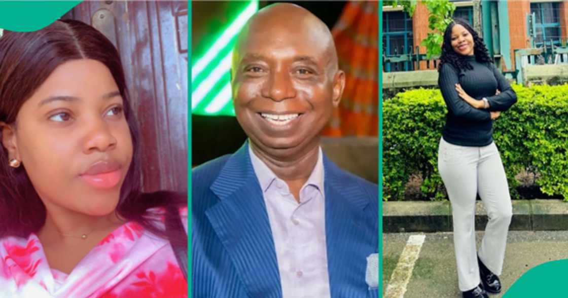 Corps member bumps into Ned Nwoko at National Assembly.