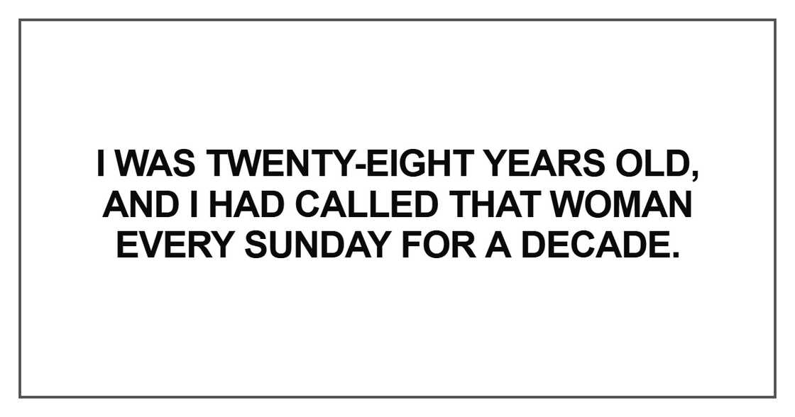 I was twenty-eight years old