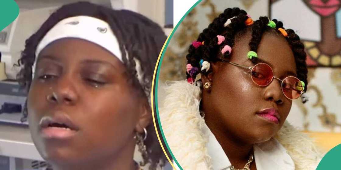Teni's throat infection Teni's throat infection