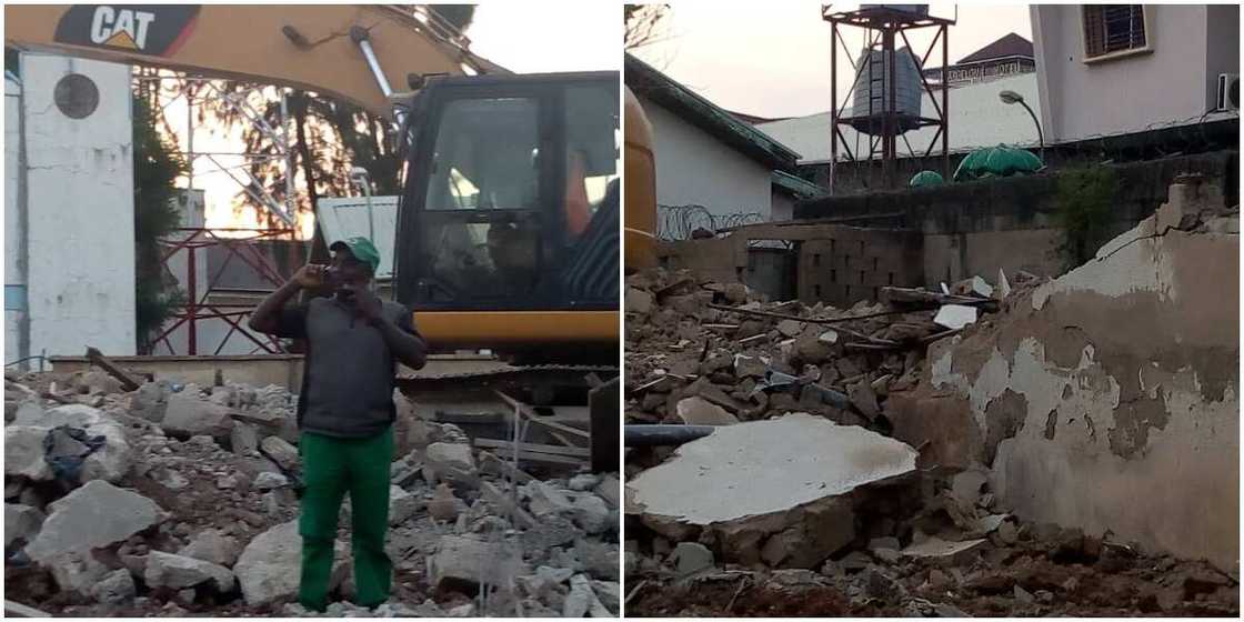 AMCON accused of demolishing property worth over N400 million of a contractor owed by government