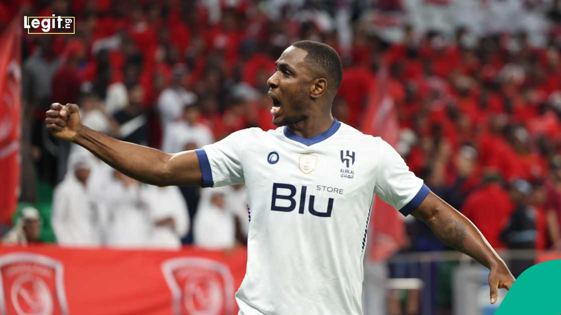 Odion Ighalo, Al Hilal, Al Thumama Stadium, Doha, Qatar. Odion Ighalo, Al Hilal, Al Thumama Stadium, Doha, Qatar.