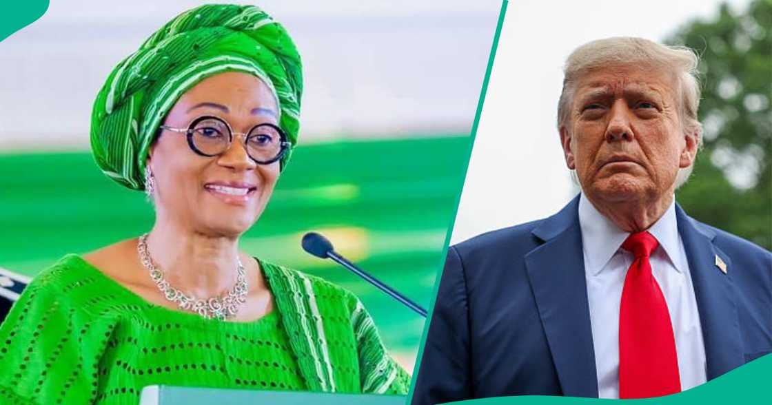 Remi Tinubu da Shugaba Trump.