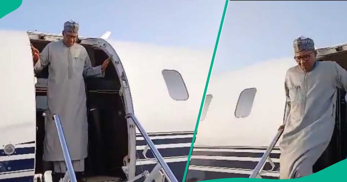 Buhari ya dawo Najeriya bayan kare kansa a Faransa Buhari ya dawo Najeriya bayan kare kansa a Faransa