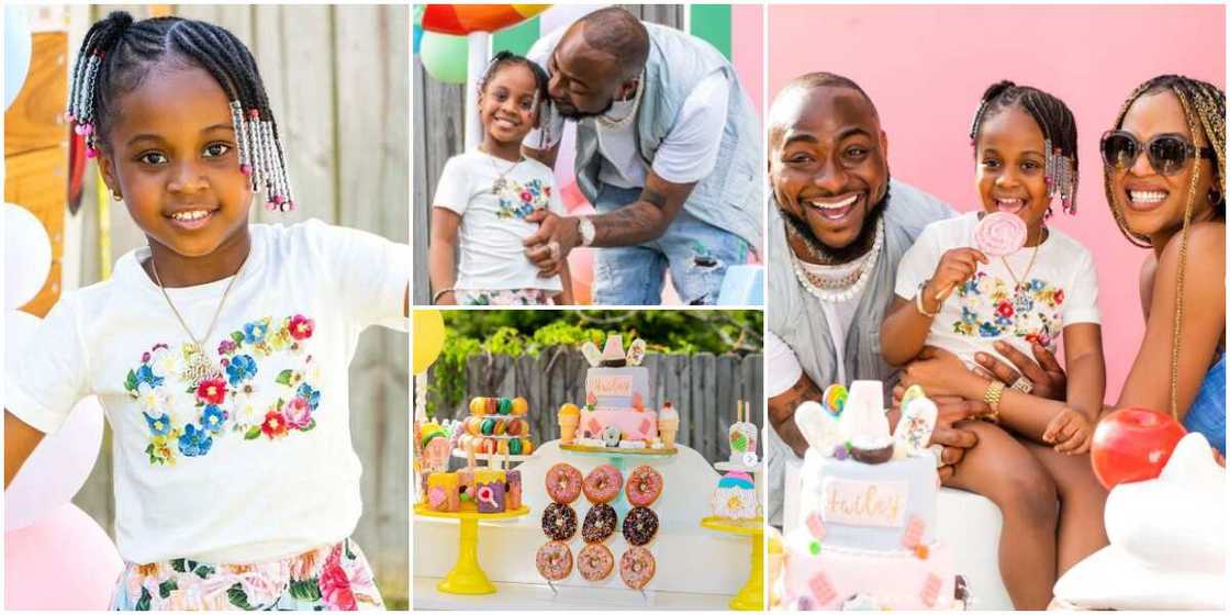 Davido, his 2nd baby mama and daughter