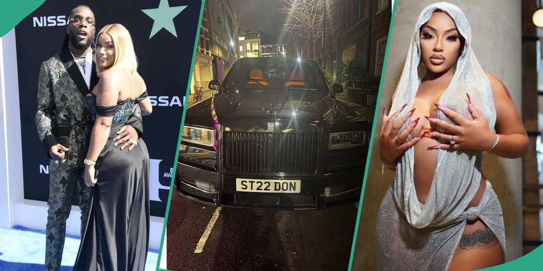 Burna Boy allegedly gifts Stefflon Don a Rolls Royce for her birthday Burna Boy allegedly gifts Stefflon Don a Rolls Royce for her birthday